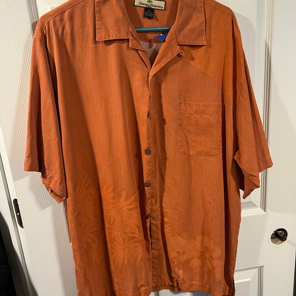 Tommy Bahama Burnt Orange Shirt